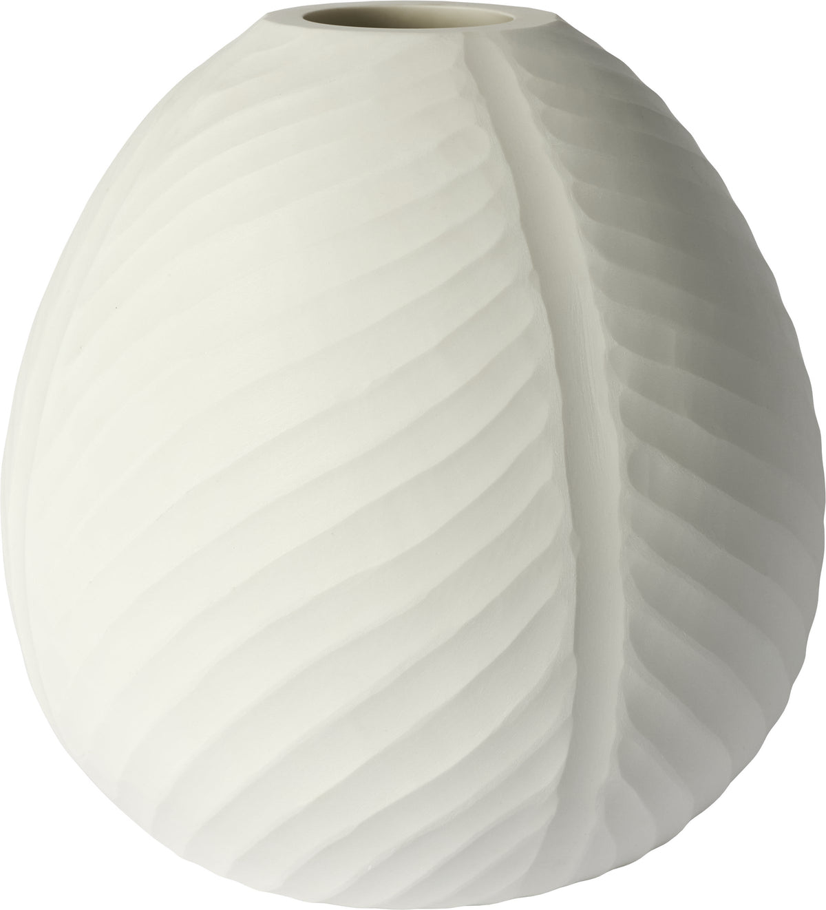 Vază BoConcept Blossom din sticlă albă — detaliu