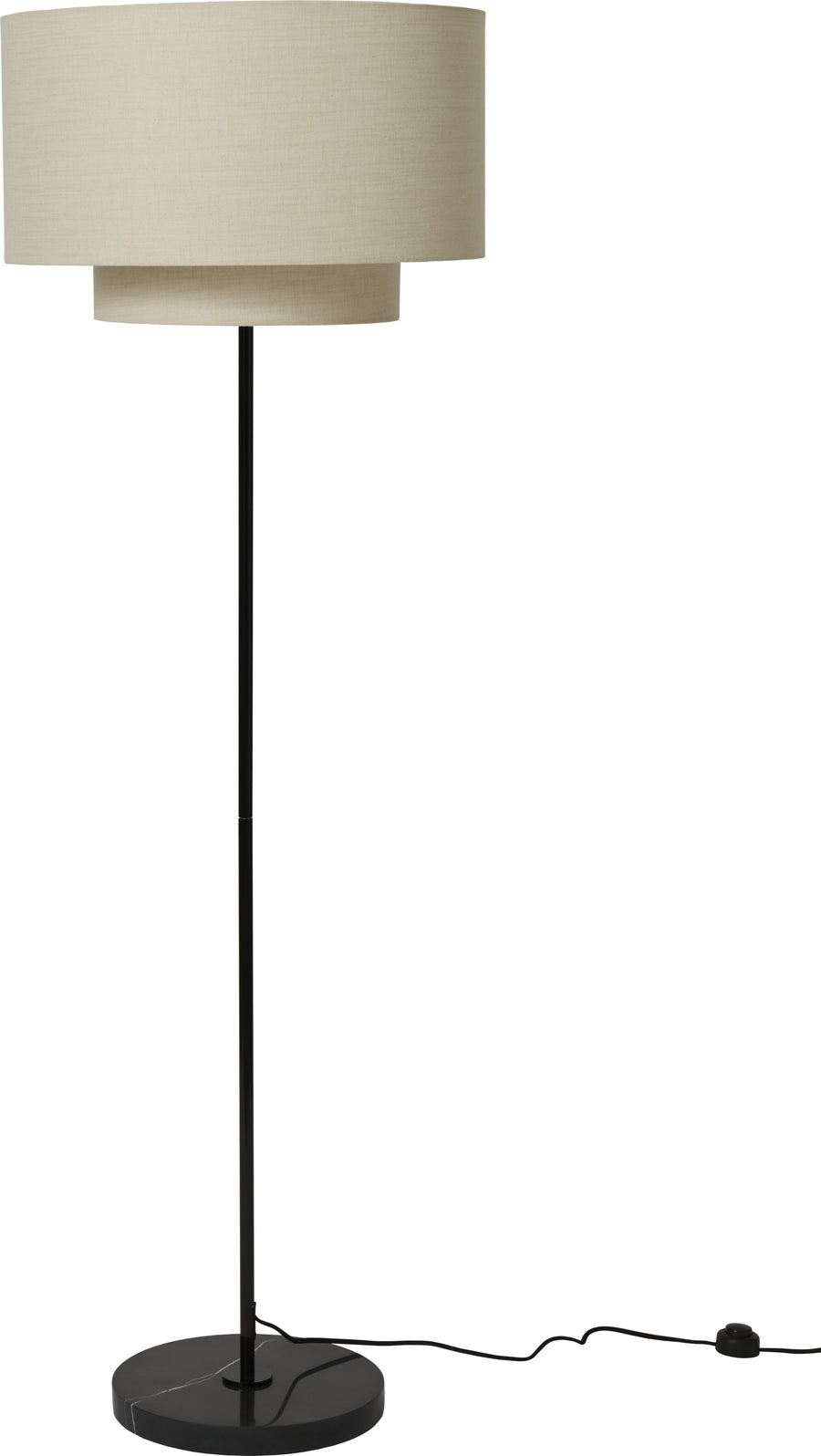 Lampadar BoConcept Drum cu bază din marmură — vedere de ansamblu