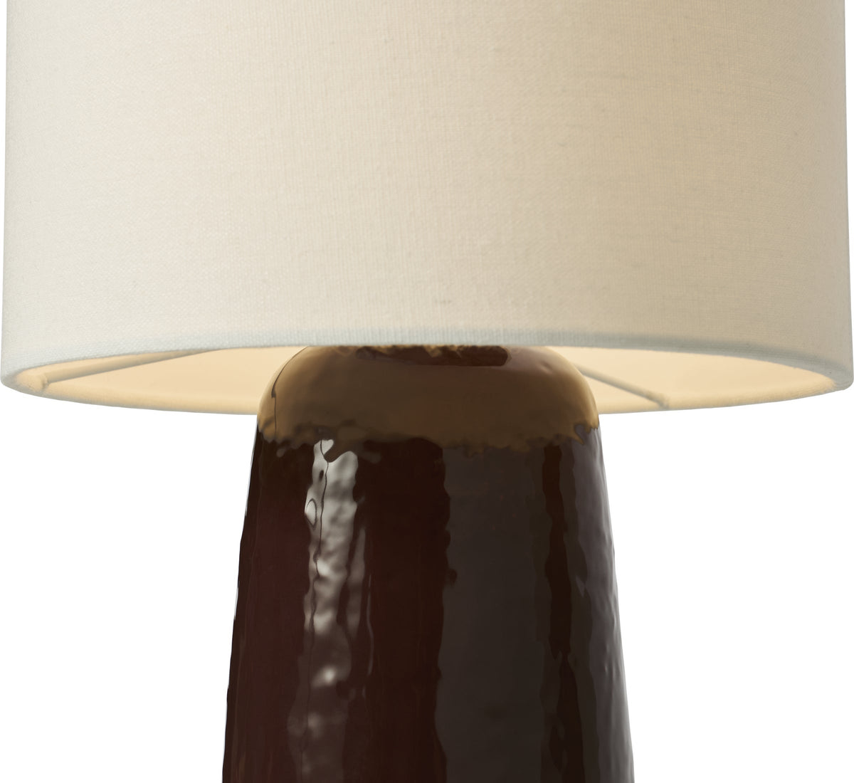 Veioza BoConcept Dawn ceramica maro — detaliu