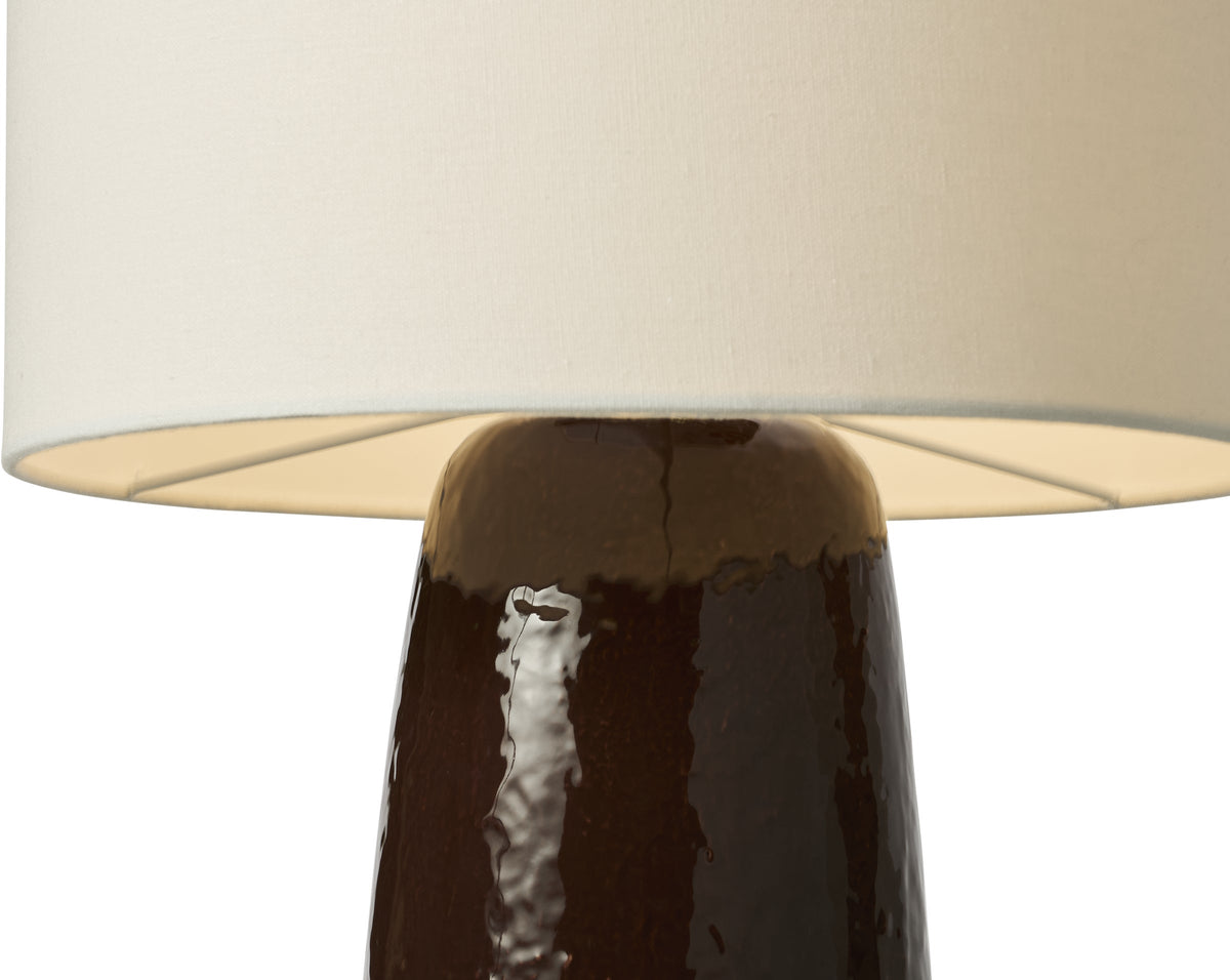 Veioza BoConcept Dawn ceramica maro — detaliu