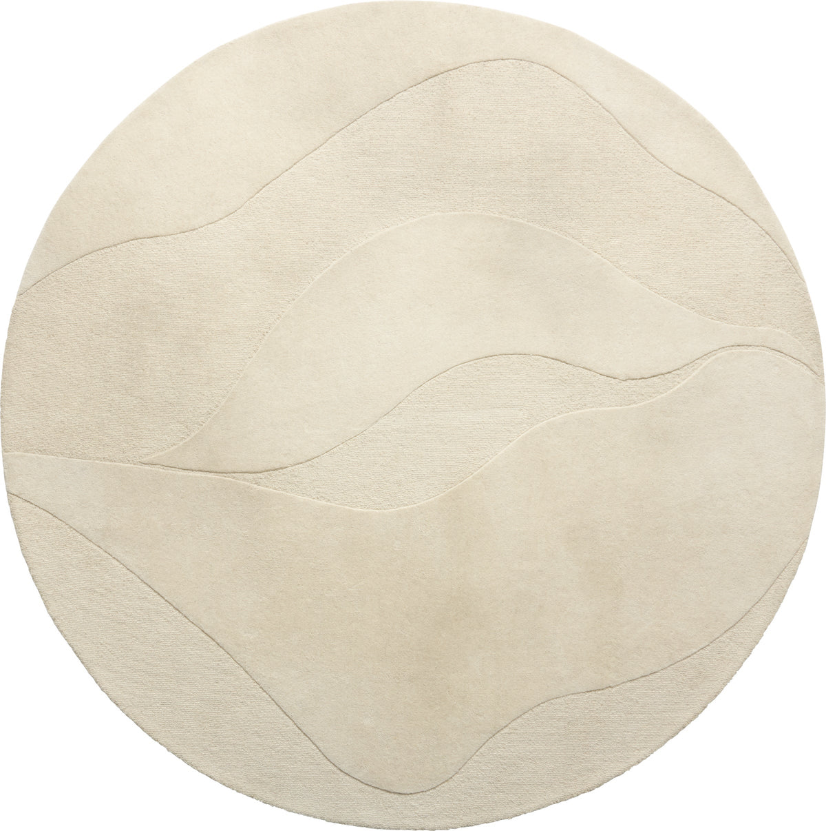 Covor rotund BoConcept Quiet Hymn din lână — vedere de ansamblu