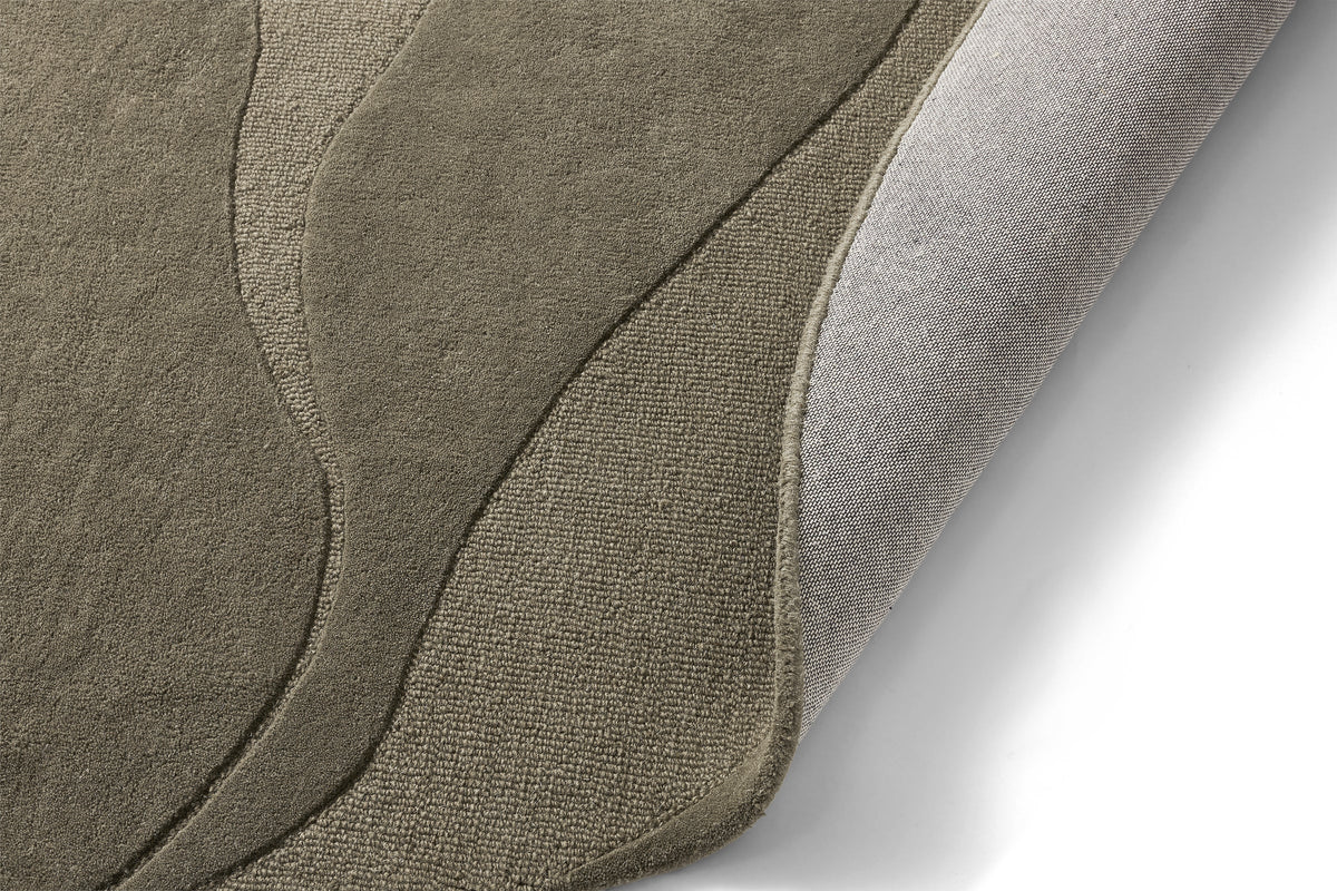 Covor rotund BoConcept Quiet Hymn din lână — detaliu