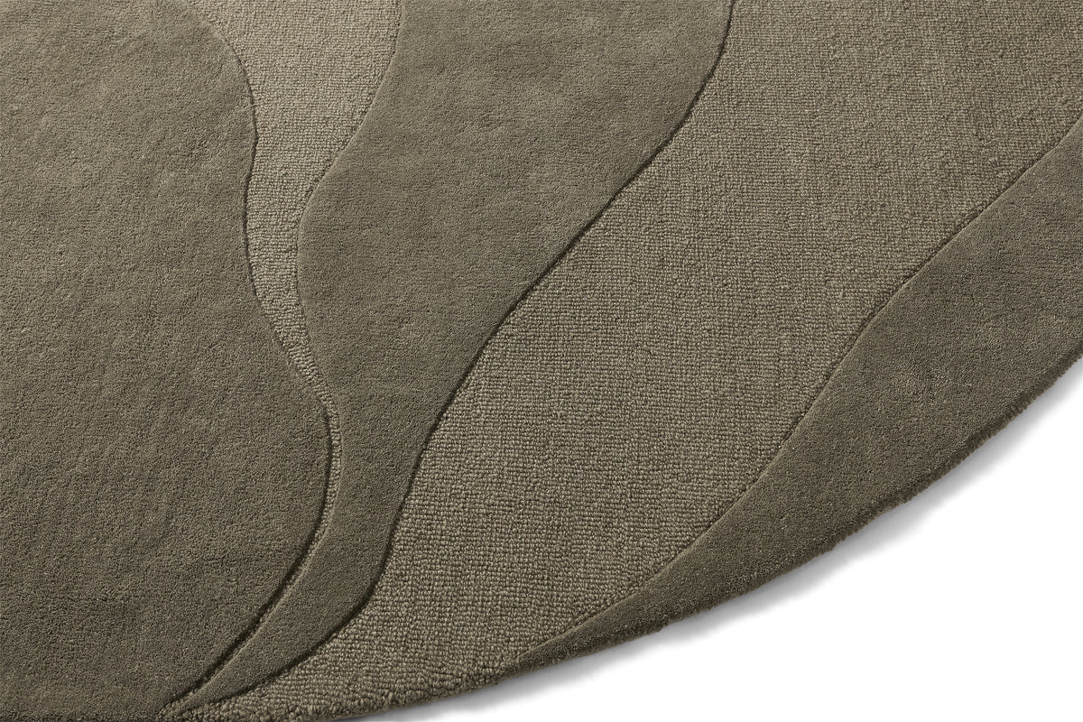 Covor rotund BoConcept Quiet Hymn din lână — detaliu