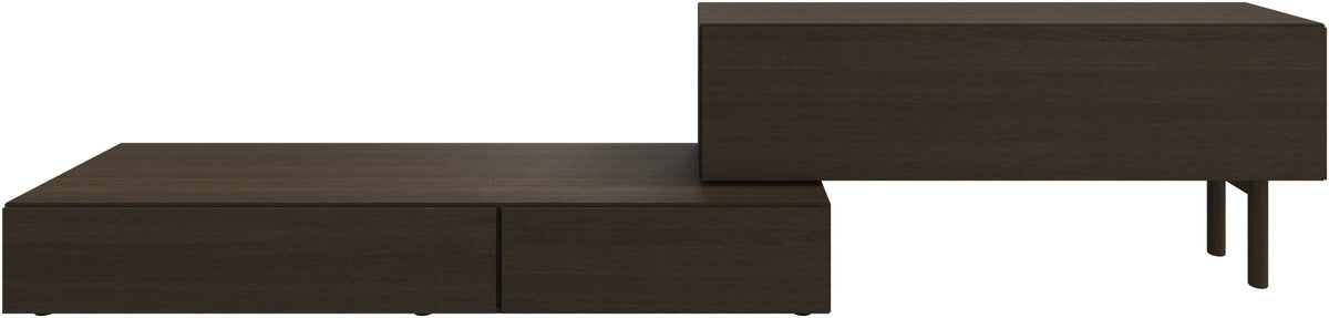 Sistem de perete BoConcept Lugano stejar inchis — detaliu