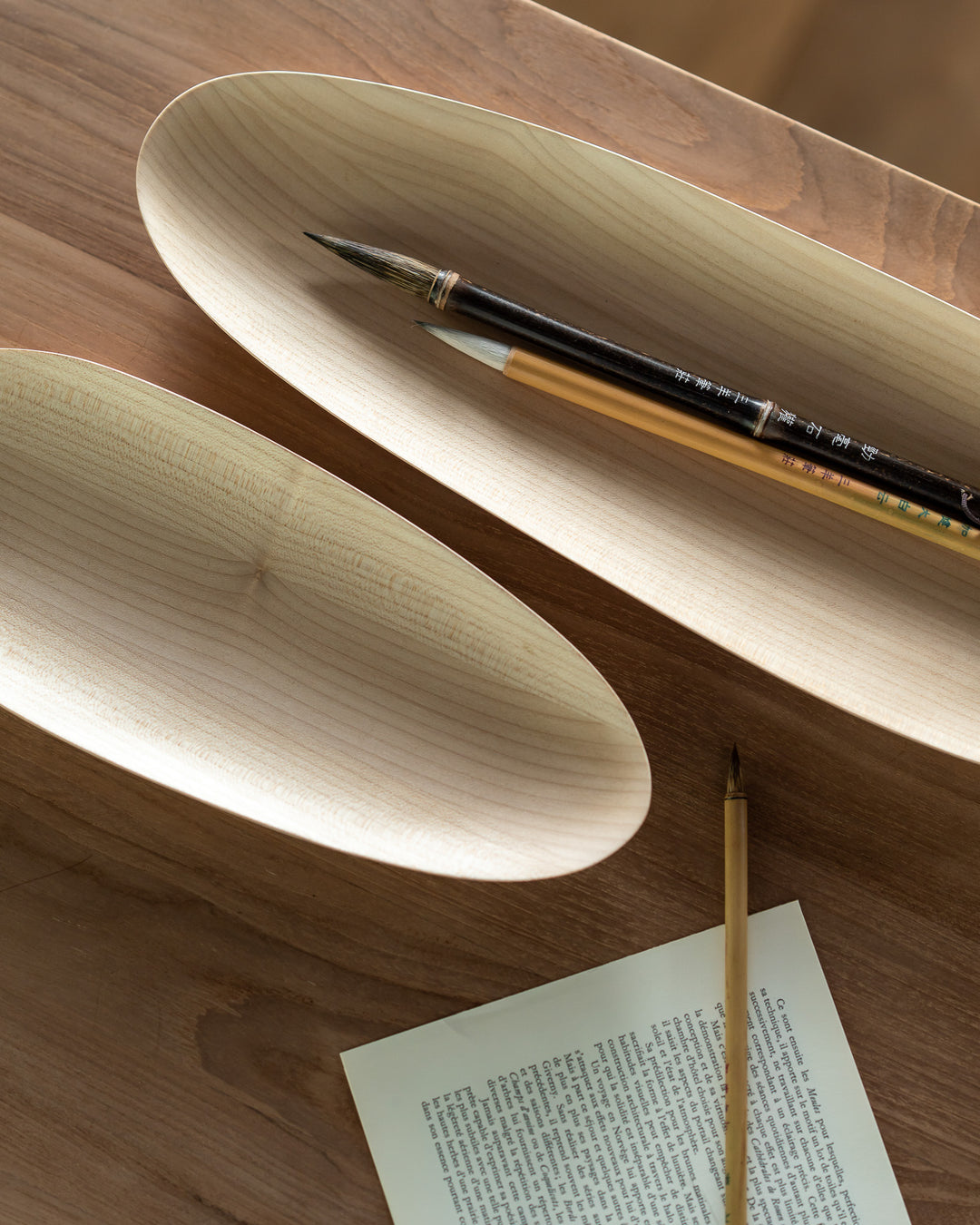 Set platouri Ethnicraft Thin oval