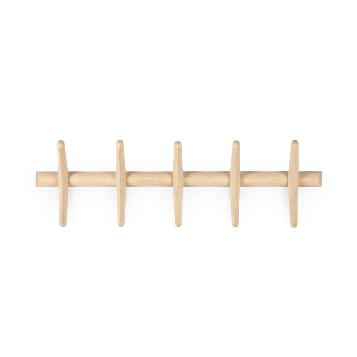 Cuier de perete PI Ethnicraft din sicomor masiv, finisat manual