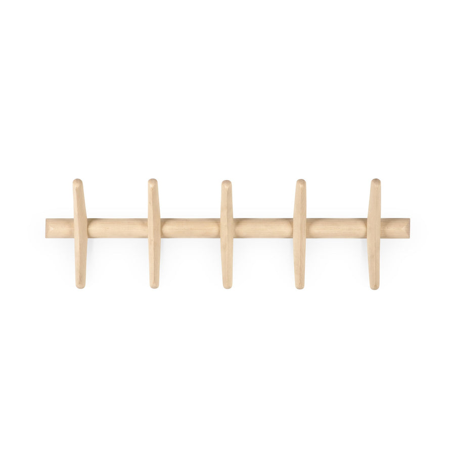 Cuier de perete PI Ethnicraft din sicomor masiv, finisat manual