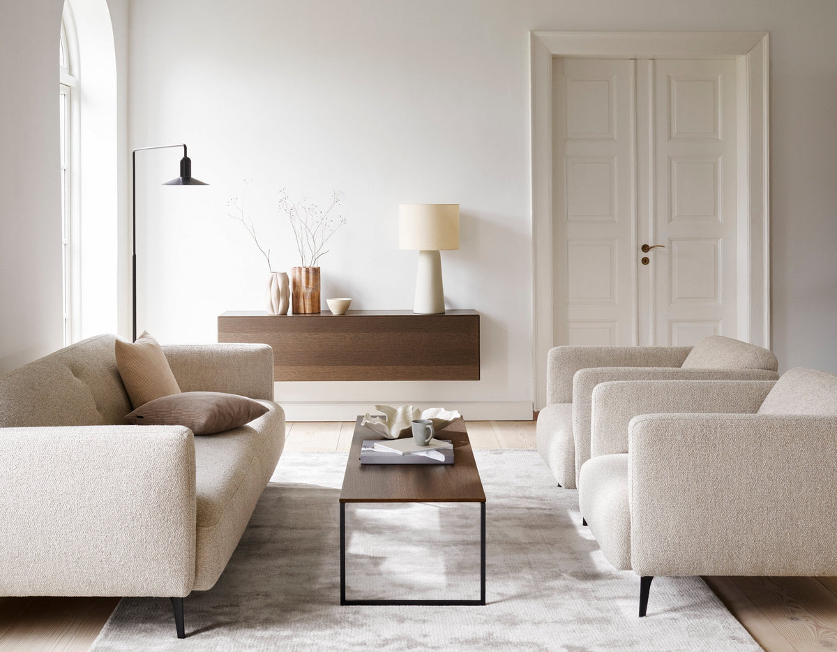 Măsuța de cafea BoConcept Lugo 144x48 cm alb — detaliu