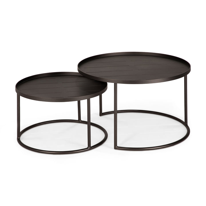 Set masă cafea outdoor — Dark Bronze