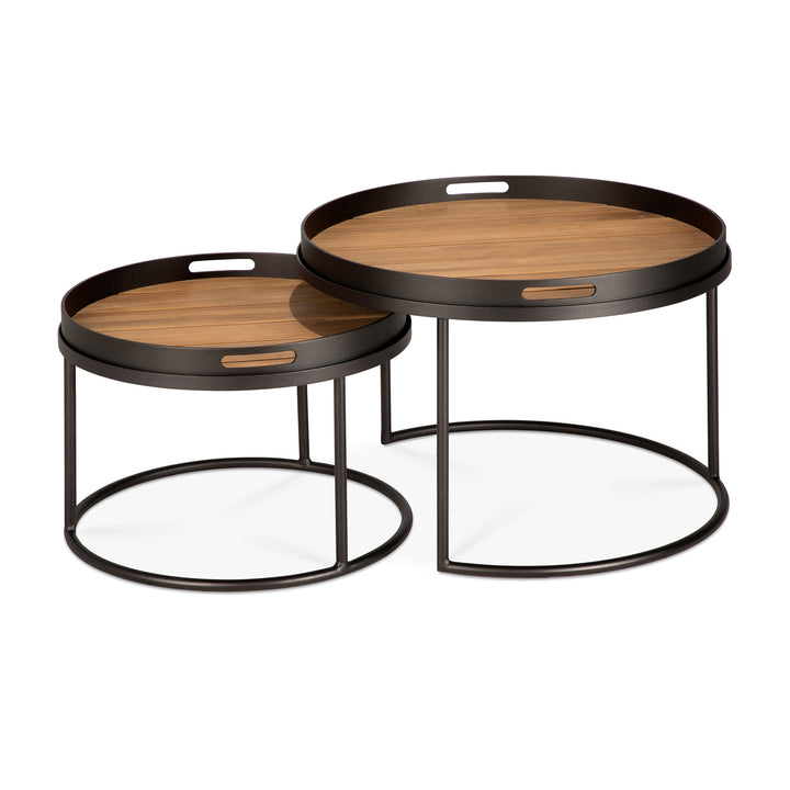 Set masă cafea outdoor — Dark Bronze