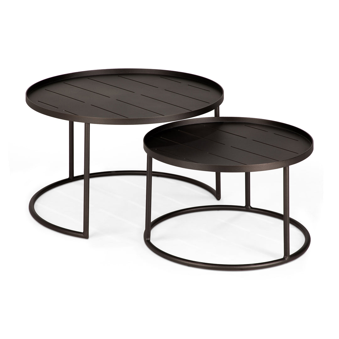 Set masă cafea outdoor — Dark Bronze