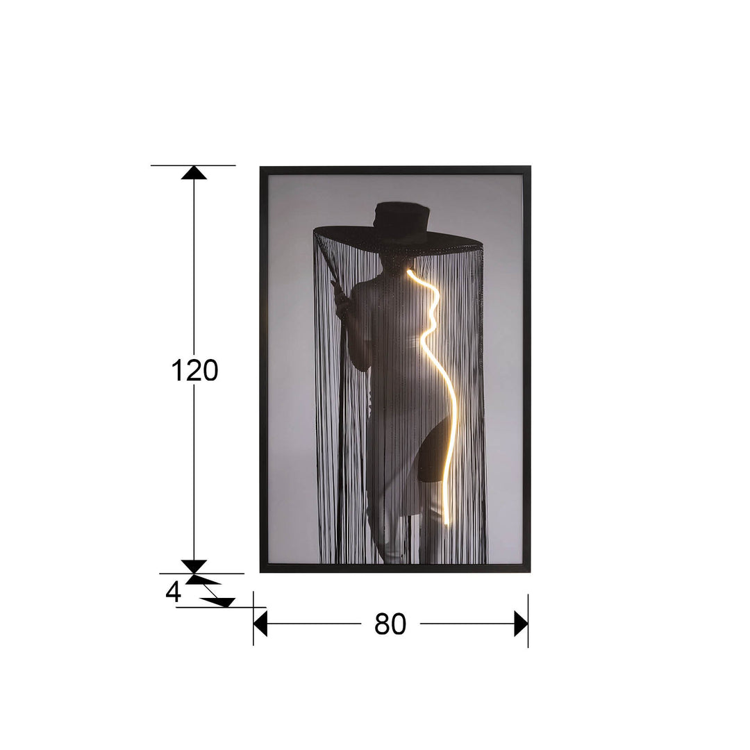 Tablou luminos LED Schuller Diva