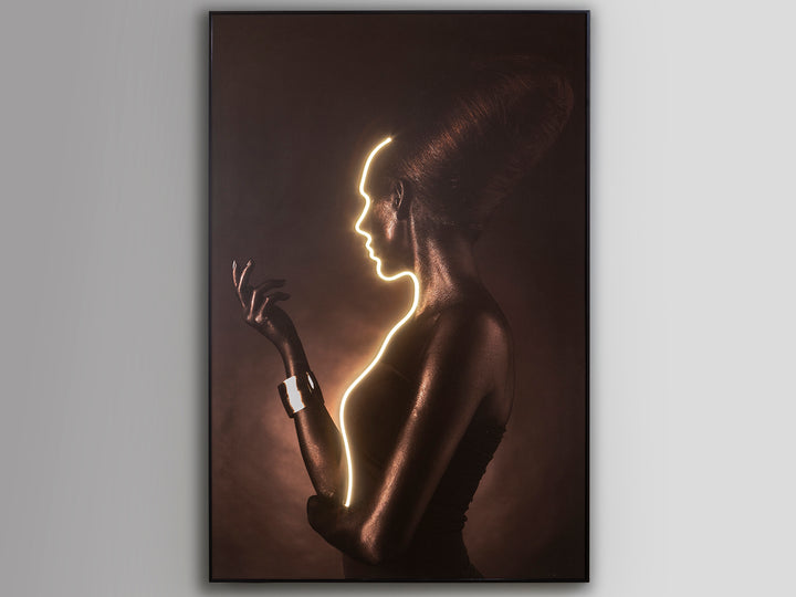 Tablou luminos LED Schuller Silueta