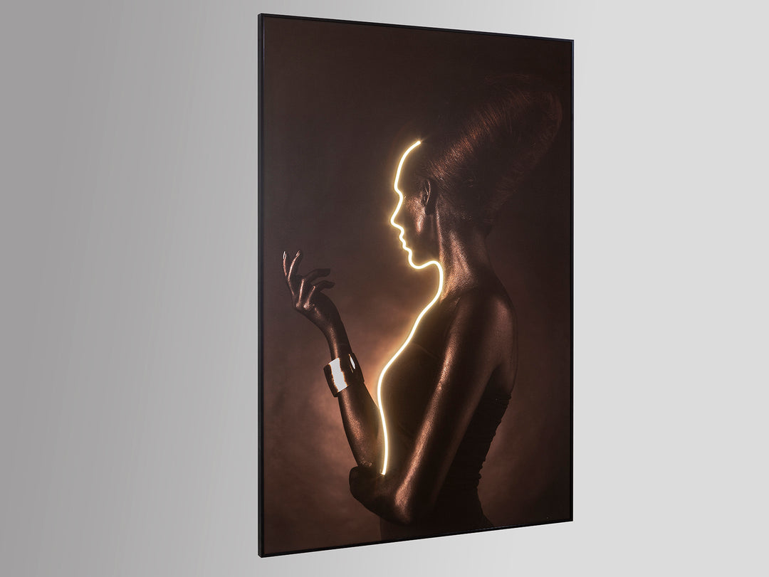 Tablou luminos LED Schuller Silueta