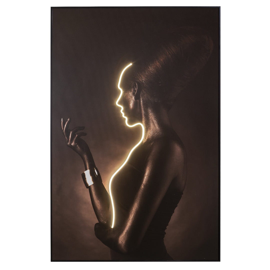Tablou luminos LED Schuller Silueta