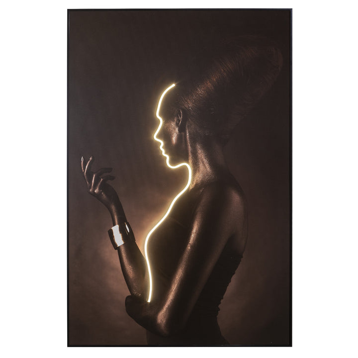 Tablou luminos LED Schuller Silueta