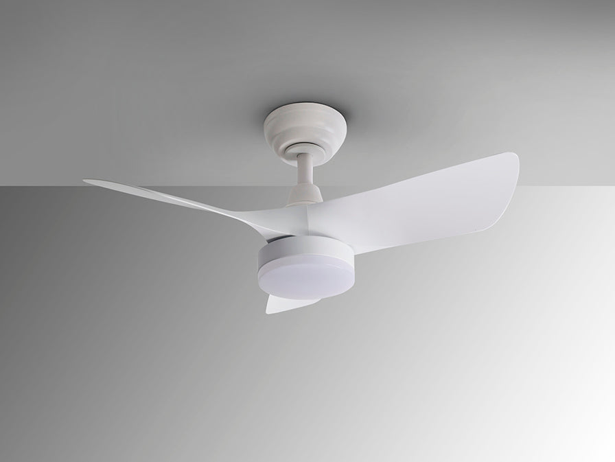 Ventilator tavan Schuller Tropic alb LED CCT dimabil