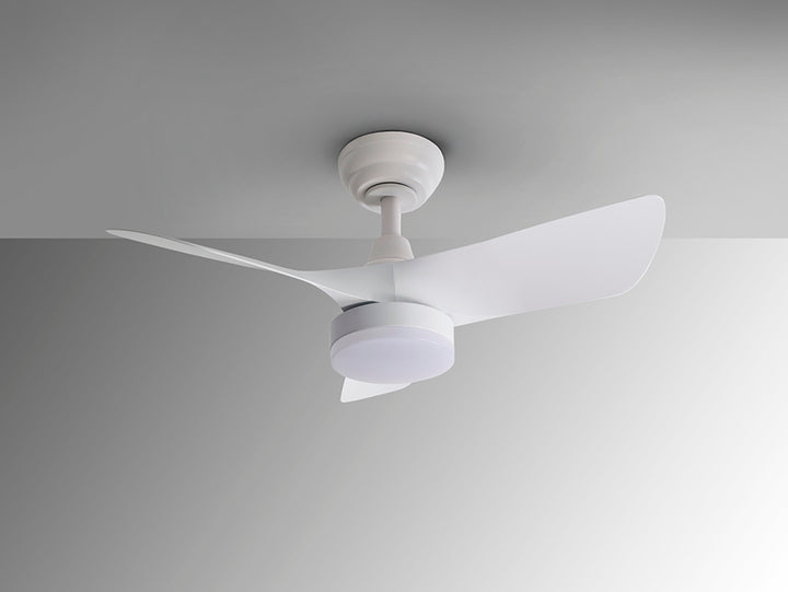 Ventilator tavan Schuller Tropic alb LED CCT dimabil