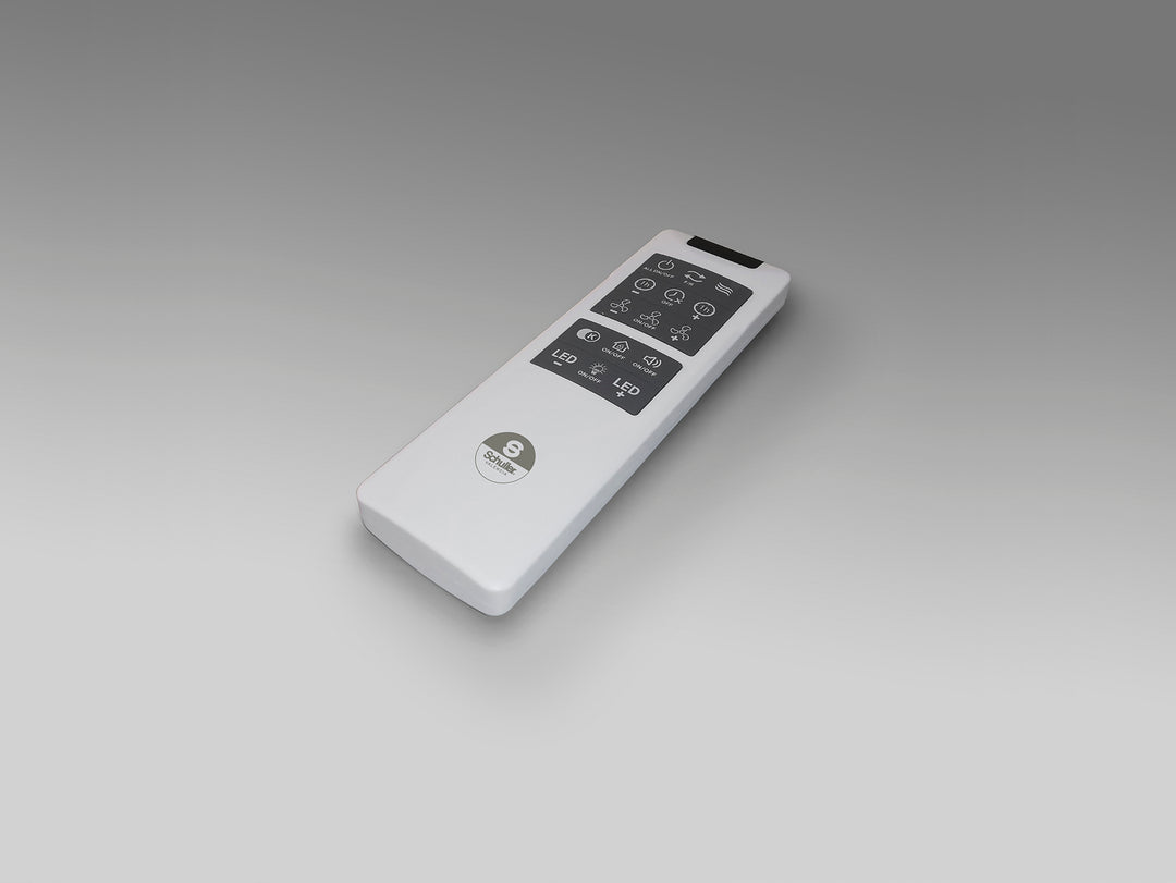 Ventilator tavan Schuller Tropic negru-nuc LED CCT dimabil