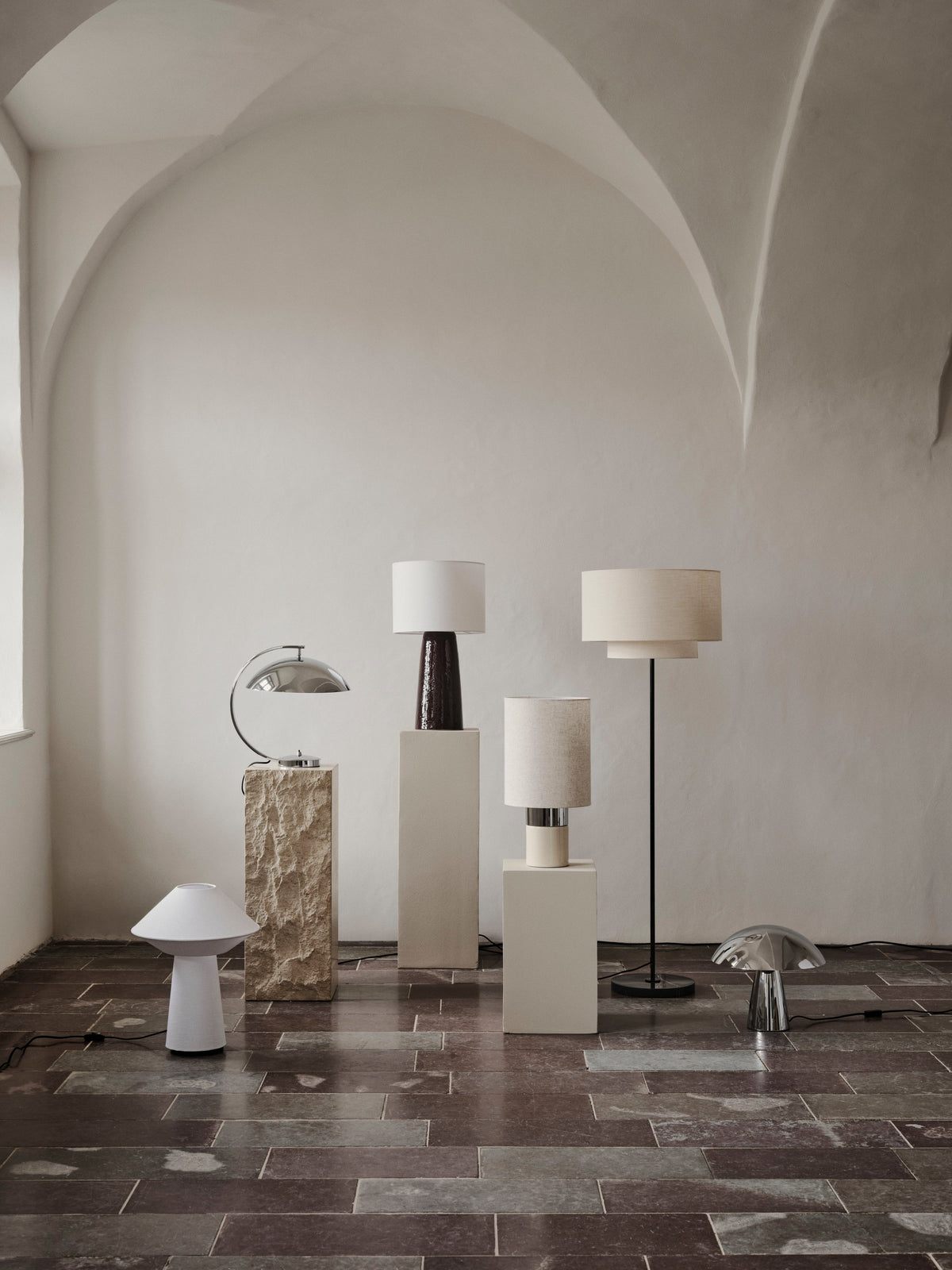 Veioză BoConcept Shelter, finisaj crom — detaliu
