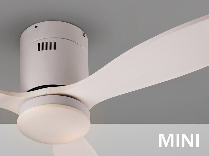 Ventilator tavan Schuller Siroco Mini alb palete lemn Ø107