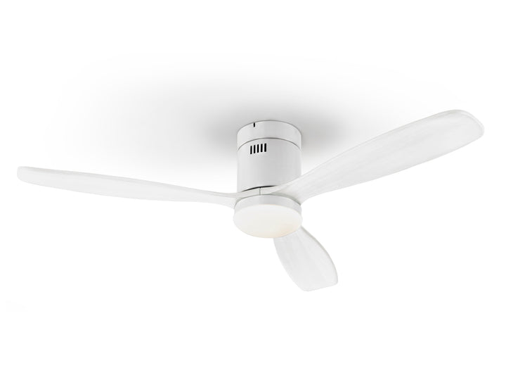Ventilator tavan Schuller Siroco alb palete lemn Ø132