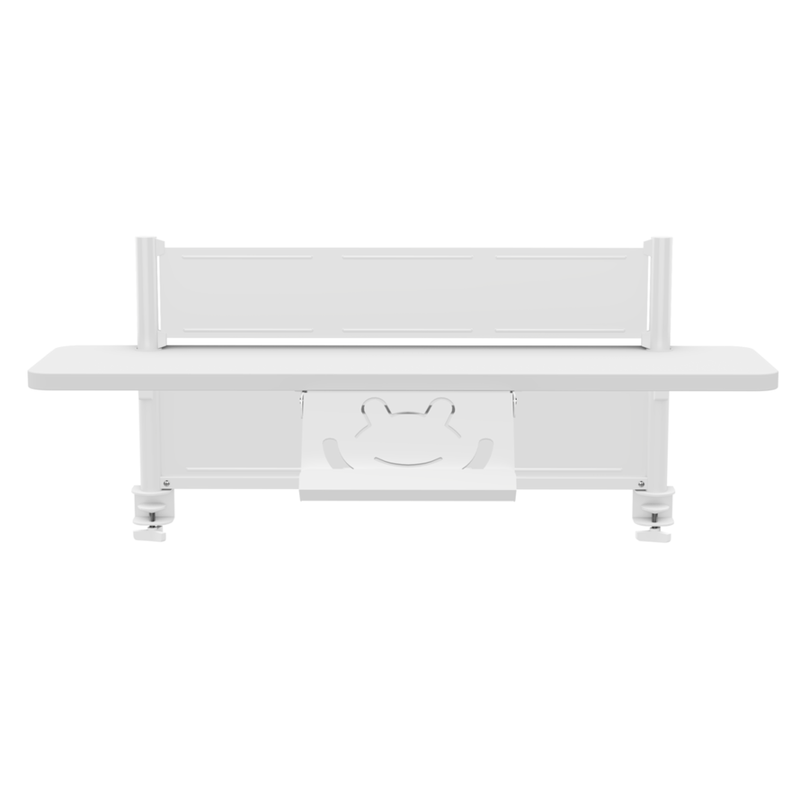 The Decorators: Suport de carti si tableta pentru biroul ERGO, alb, 41x88x23 cm