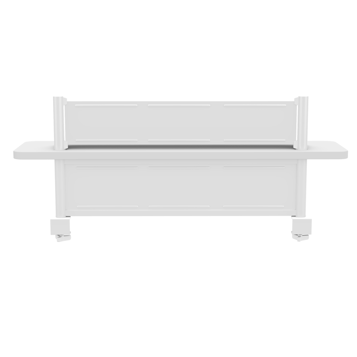 The Decorators: Suport de carti si tableta pentru biroul ERGO, alb, 41x88x23 cm