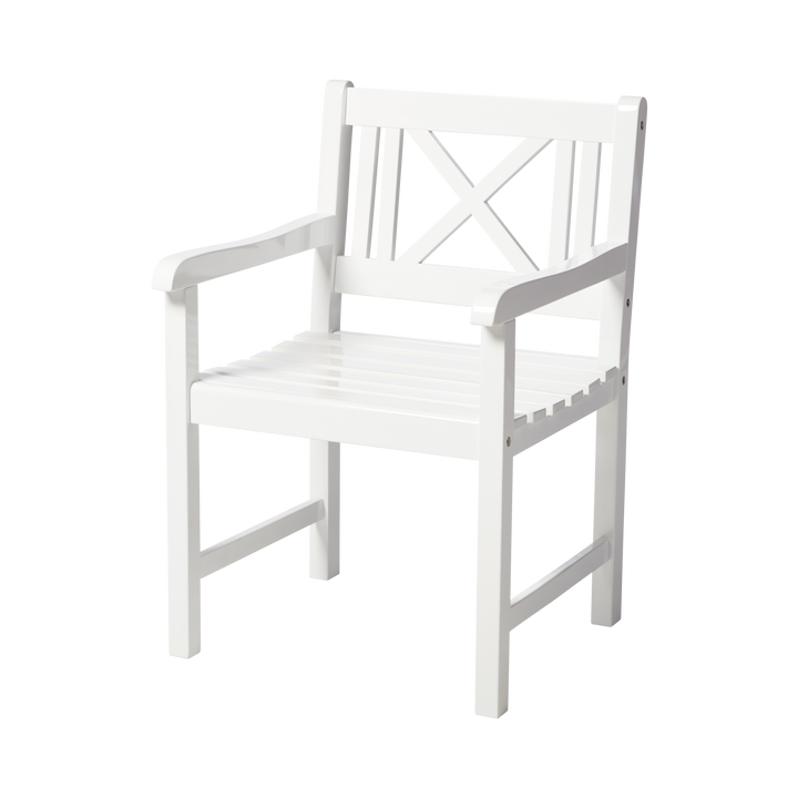 Scaun gradina Cinas Rosenborg mahon alb