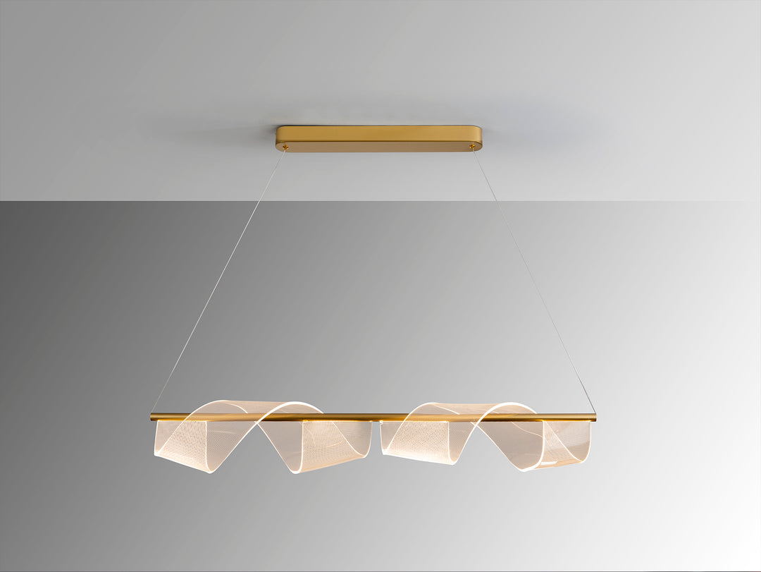 Lustra Schuller Velas Large bar 100 cm auriu mat LED