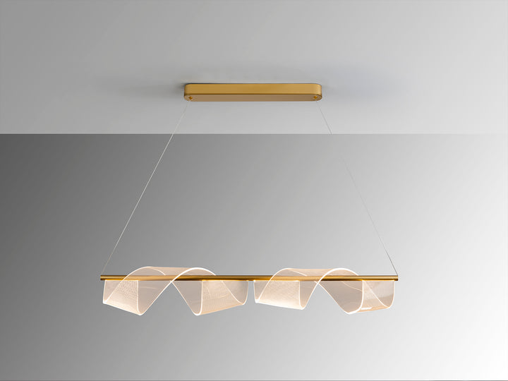 Lustra Schuller Velas Large bar 100 cm auriu mat LED