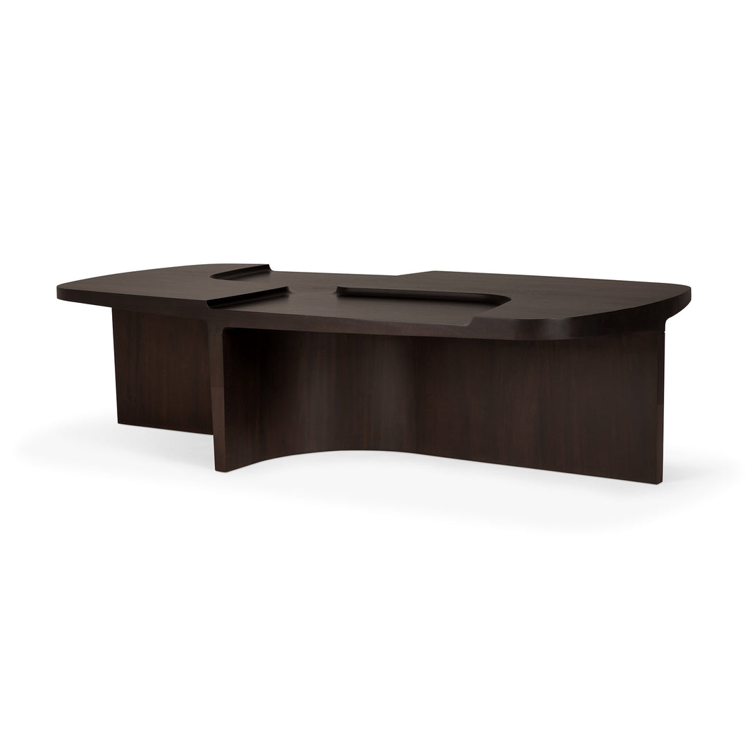 Masă cafea Brutalist — Mahon rose brown