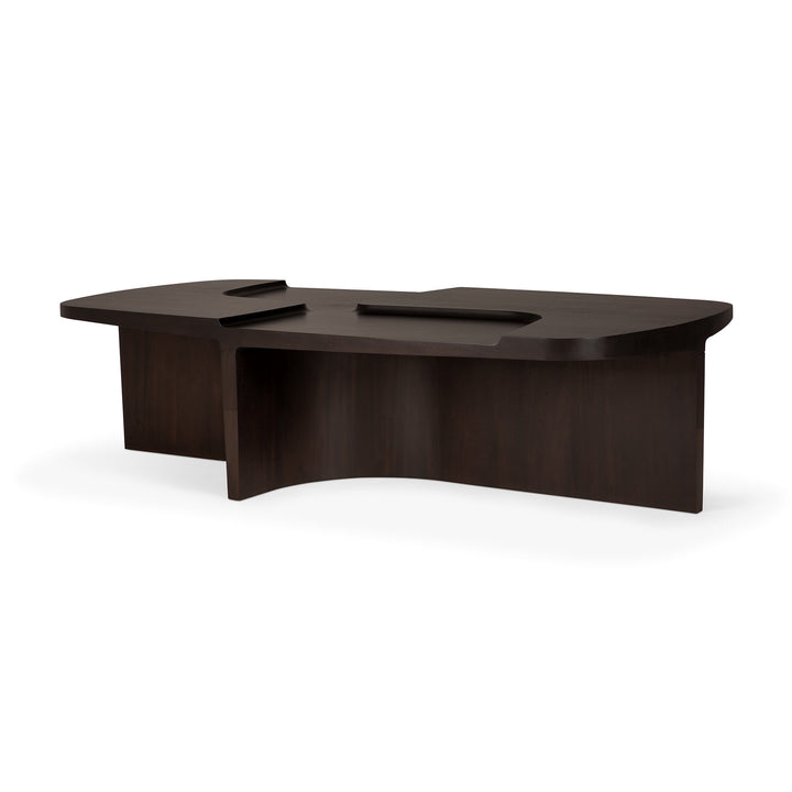 Masă cafea Brutalist — Mahon rose brown