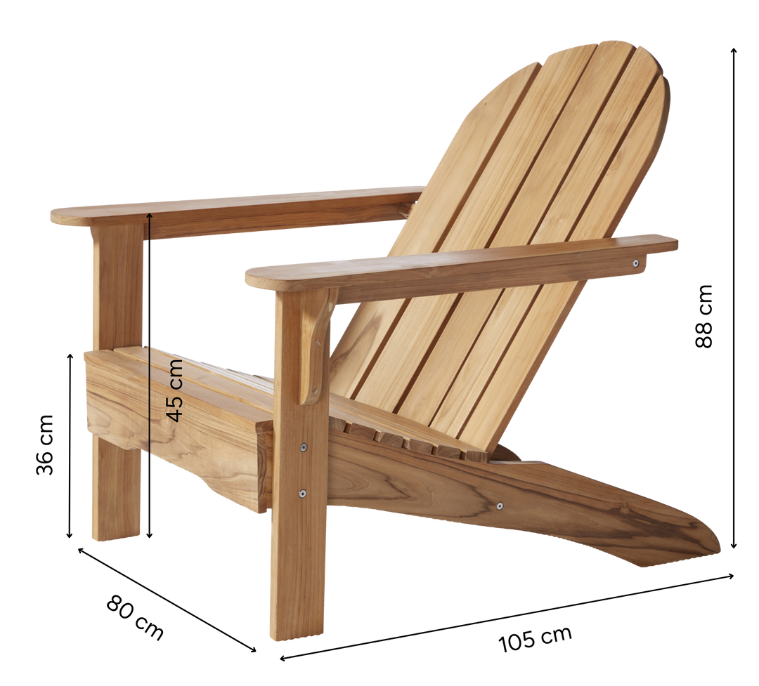Scaun Cinas Adirondack tec exterior