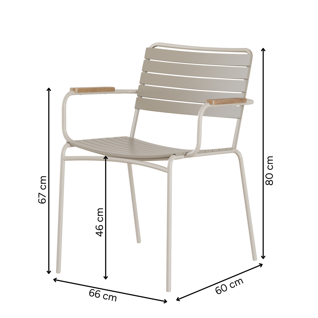 Scaun Cinas MOOD Matic gri nisip exterior