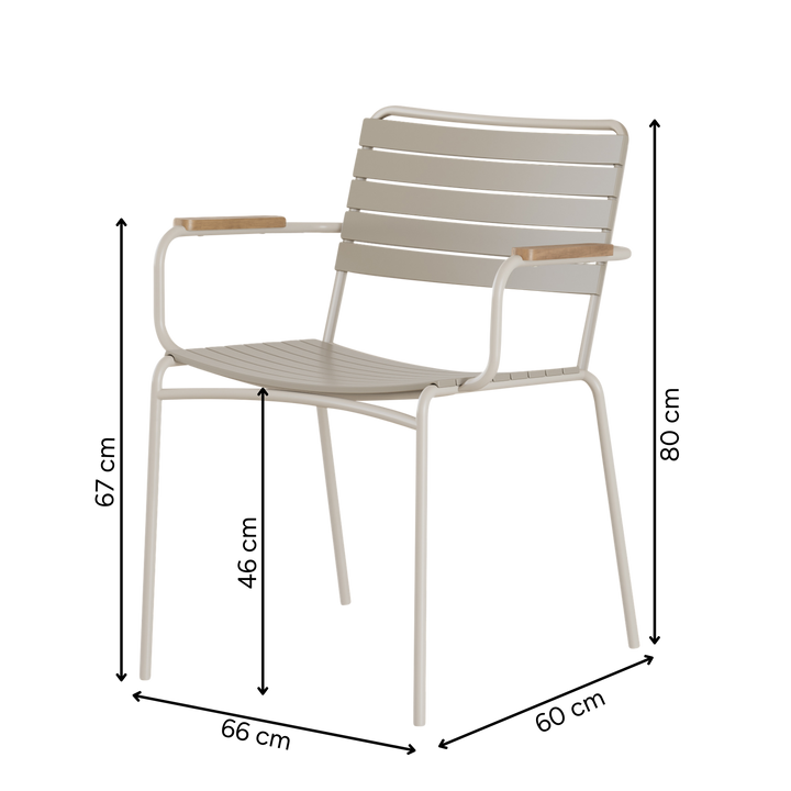 Scaun Cinas MOOD Matic gri nisip exterior