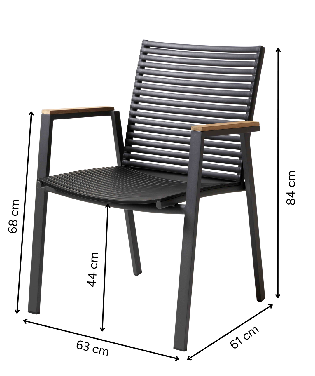Scaun Cinas MOOD Classic Extreme sipci inguste antracit