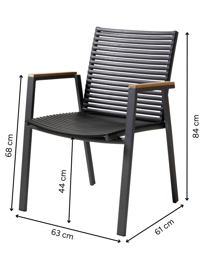 Scaun Cinas MOOD Classic Extreme sipci inguste antracit