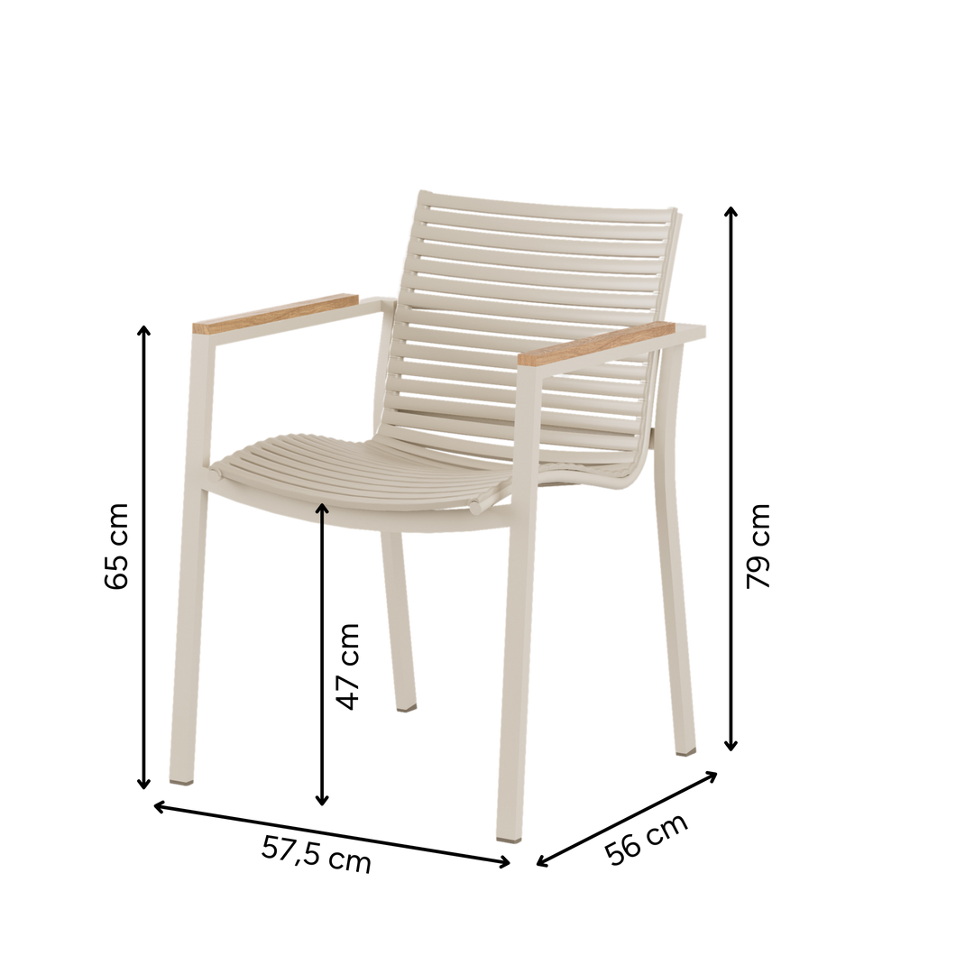 Scaun Cinas MOOD Square spatar jos gri nisip