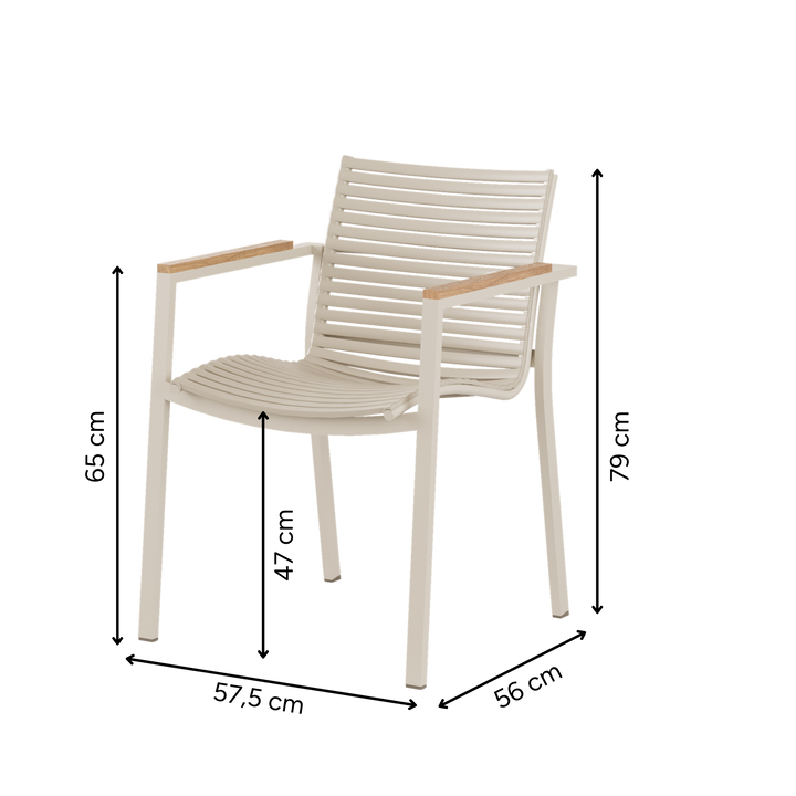 Scaun Cinas MOOD Square spatar jos gri nisip