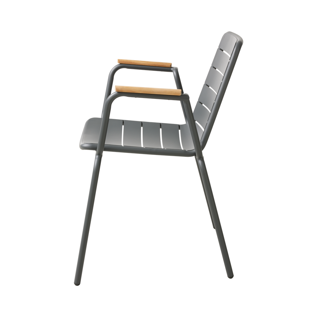 Scaun Cinas Parc tec antracit exterior