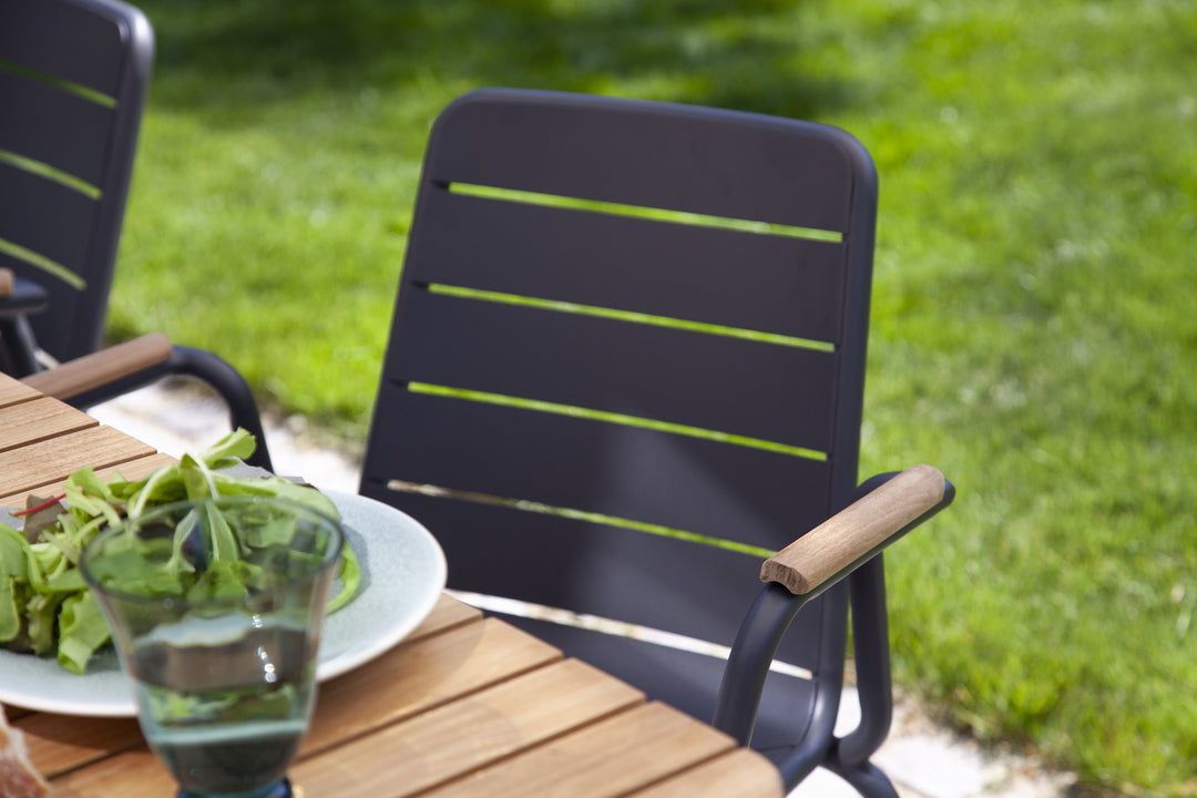 Scaun Cinas Parc tec antracit exterior
