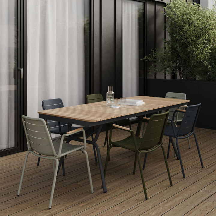 Scaun Cinas Parc tec verde-salcie exterior