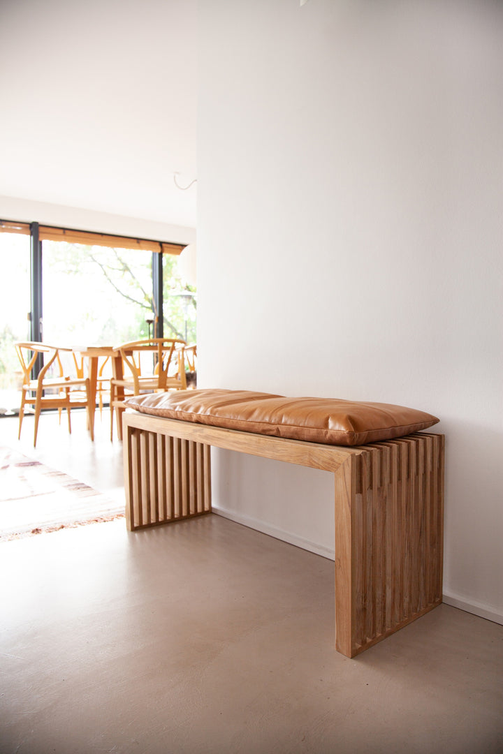 Bancheta Cinas Rib trei locuri tec interior