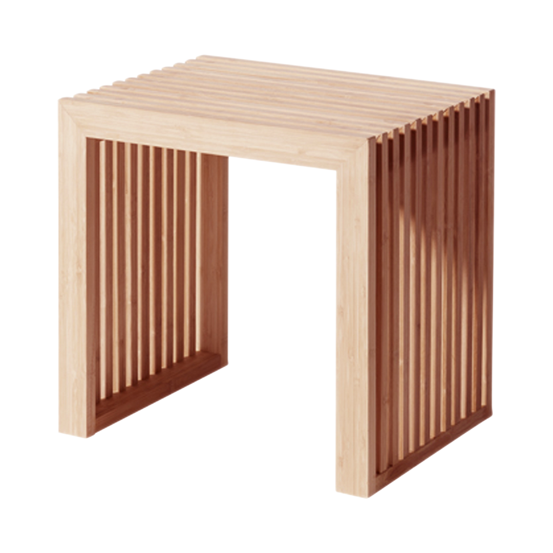 Taburet Cinas Rib bambus interior