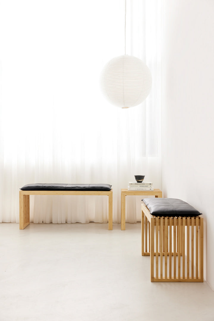 Taburet Cinas Rib bambus interior