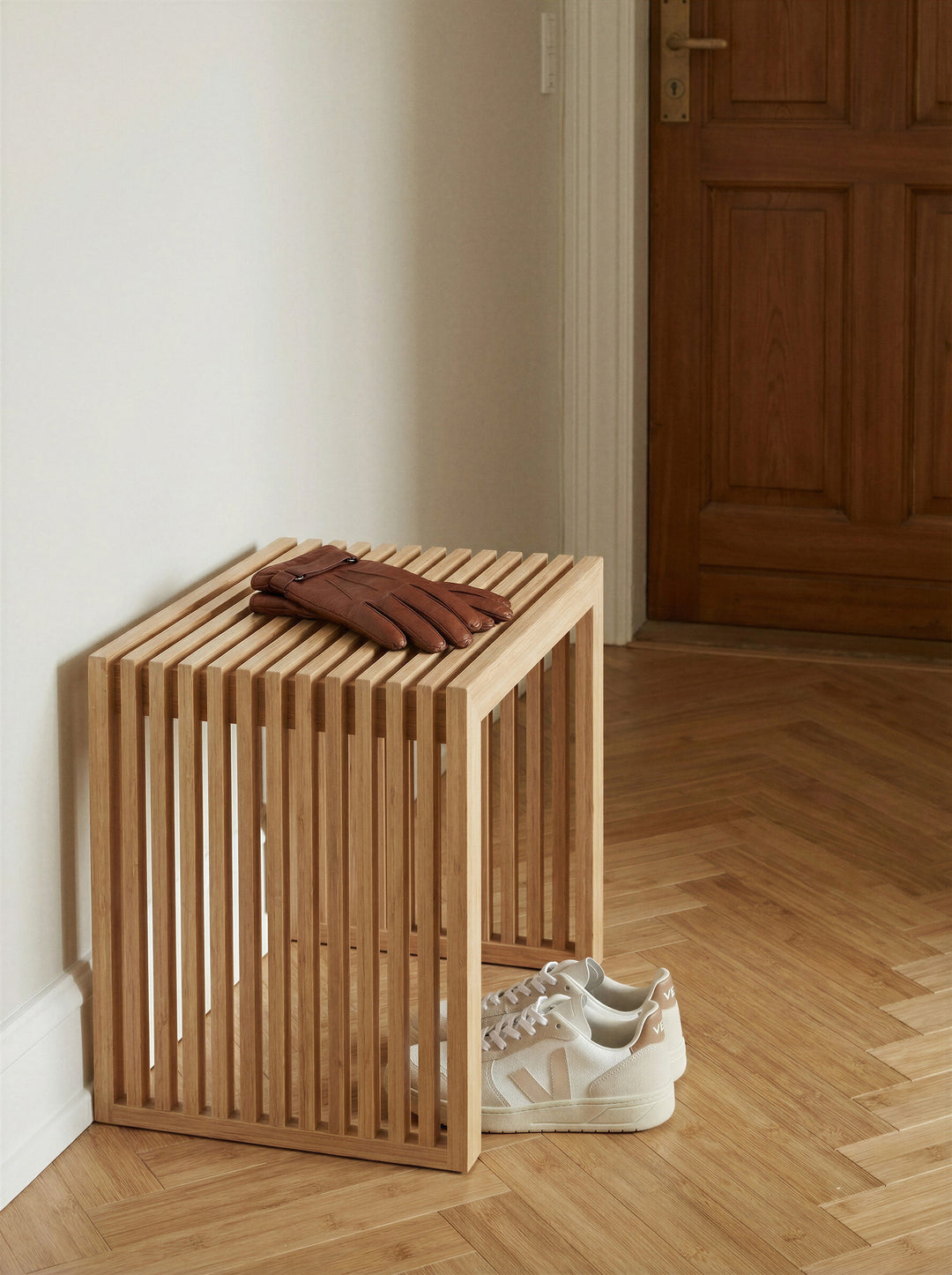 Taburet Cinas Rib bambus interior