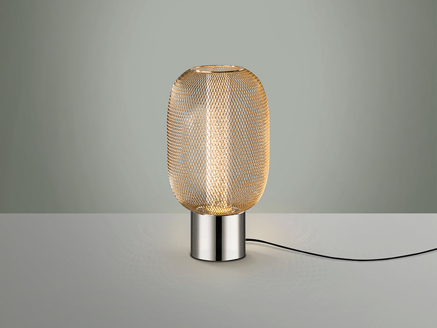 Veioza Schuller Micron 1 lumina cromat-auriu LED