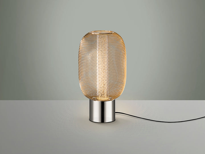 Veioza Schuller Micron 1 lumina cromat-auriu LED