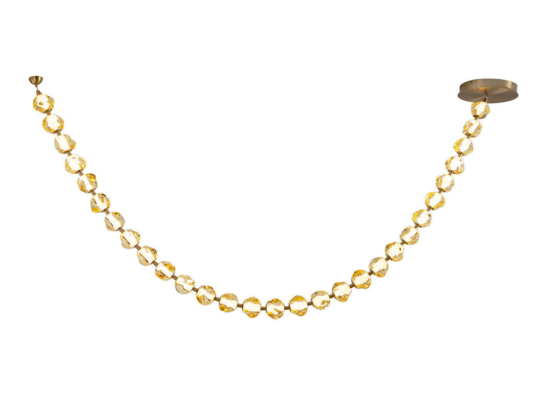 Lustra Schuller Zaria II 29 lumini 213x138 bronze acrilic chihlimbar dimabilă